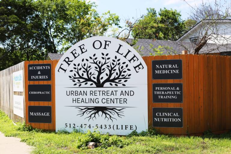Tree of Life Urban Retreat and Healing Center Entrance
